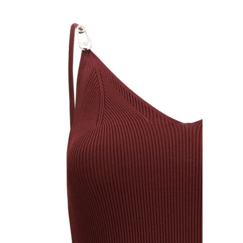 Versace bordoopunane kleit Safety Pin Slip Midi 3 Versace bordoopunane kleit Safety Pin Slip Midi