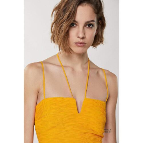 Patrizia Pepe oranž vabaaja kleit 4 Patrizia Pepe oranž vabaaja kleit