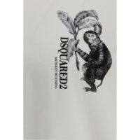 Dsquared² valge T-särk Monkey Business