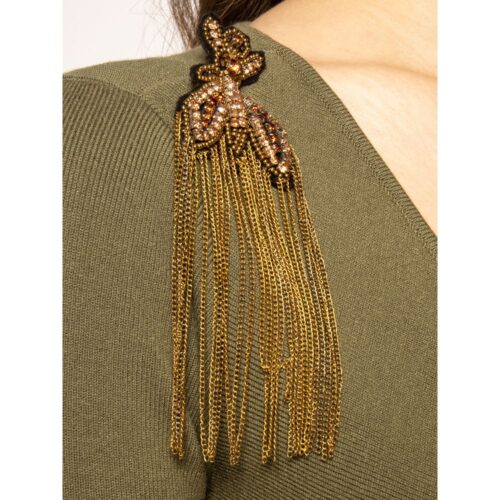 Patrizia Pepe oliivroheline dressipluus 3 Patrizia Pepe oliivroheline dressipluus