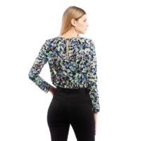 Patrizia Pepe mitmevärviline pikkade varrukatega T-särk 6 Patrizia Pepe mitmevärviline pikkade varrukatega T-särk