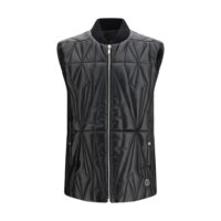 Moncler x Rick Owens must varrukateta jakk Geocamo Flight Vest