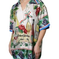 Dolce & Gabbana mitmevärviline lühikeste varrukatega pluus 9 Dolce & Gabbana mitmevärviline lühikeste varrukatega pluus