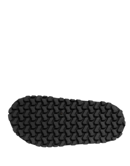 Dolce & Gabbana mustad logodetailidega meeste platvormsandaalid