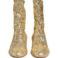 Dolce & Gabbana kuldsed lühikesed saapad