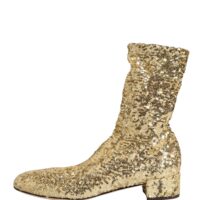 Dolce & Gabbana kuldsed lühikesed saapad