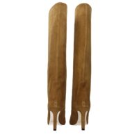 Jimmy Choo pruunid kontsaga saapad