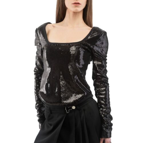 Moschino must pikkade varrukatega T-särk 2 Moschino must pikkade varrukatega T-särk