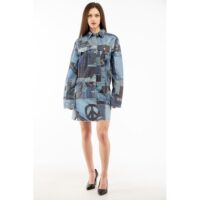 Moschino mitmevärviline vabaaja kleit