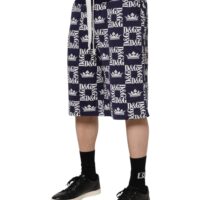 Dolce & Gabbana sinised bermuuda lühikesed püksid DG Logo Print 8 Dolce & Gabbana sinised bermuuda lühikesed püksid DG Logo Print