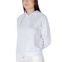 Armani Exchange valge kapuutsiga pusa