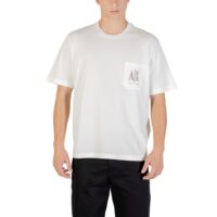 Armani Exchange kreemvalge T-särk