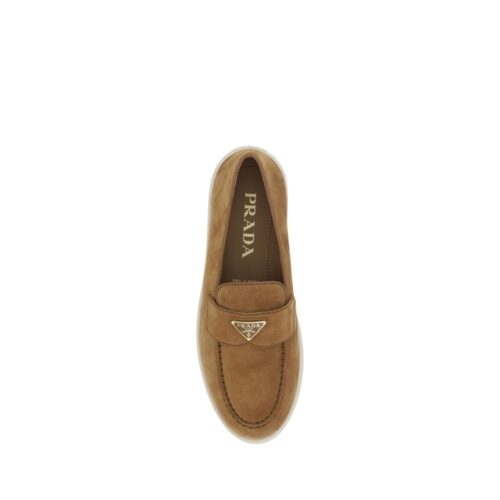 Prada pruunid jalga libistatavad loafers'id 4 Prada pruunid jalga libistatavad loafers'id