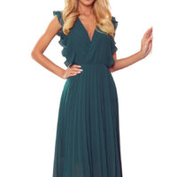 Numoco pudeliroheline plisseeritud kleit EMILY 315-1