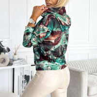 Numoco türkiissinine-pruun marmorimustriline kapuutsiga pusa 390-2 11 Numoco türkiissinine-pruun marmorimustriline kapuutsiga pusa 390-2