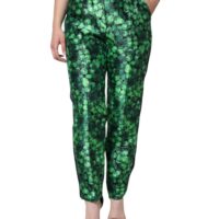 Dolce & Gabbana rohelised kõrge vöökohaga kitseneva lõikega püksid 8 Dolce & Gabbana rohelised kõrge vöökohaga kitseneva lõikega püksid