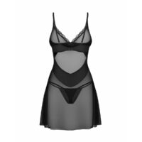 Obsessive must babydoll ja stringid S/M