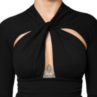 Dolce & Gabbana must ümbriskleit midi-pikkuses 12 Dolce & Gabbana must ümbriskleit midi-pikkuses