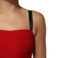 Dolce & Gabbana Punane ümber lõikega kleit