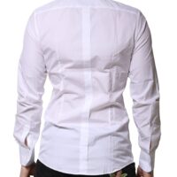 Dolce & Gabbana valge GOLD pikkade varrukatega pidulik särk