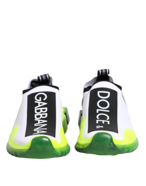 Dolce & Gabbana mustad valged jalga libistatavad tossud Sorrento