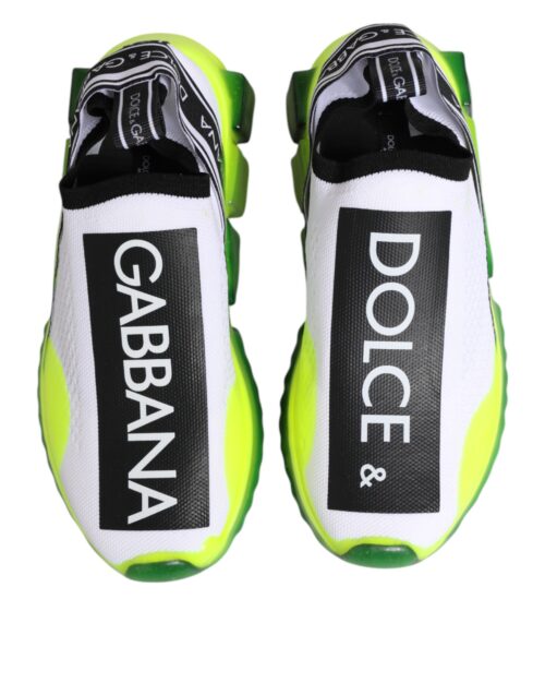 Dolce & Gabbana mustad valged jalga libistatavad tossud Sorrento