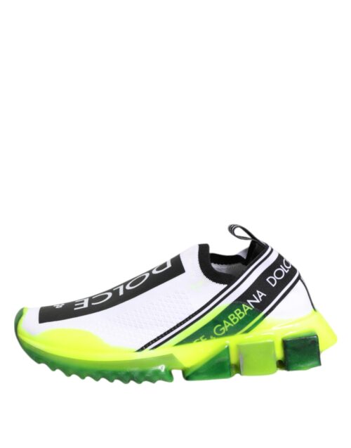 Dolce & Gabbana mustad valged jalga libistatavad tossud Sorrento