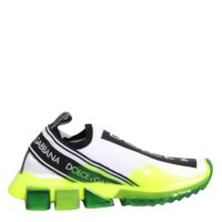 Dolce & Gabbana mustad valged jalga libistatavad tossud Sorrento