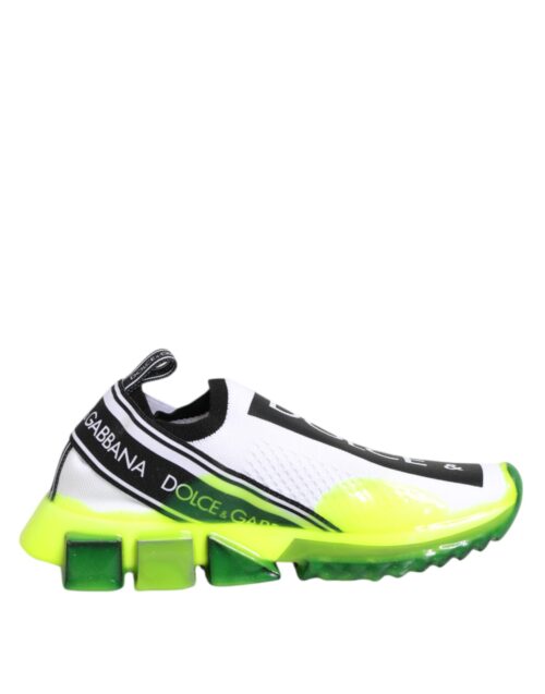 Dolce & Gabbana mustad valged jalga libistatavad tossud Sorrento