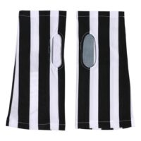 Dolce & Gabbana mustvalged sõrmedeta randmepikkused kindad