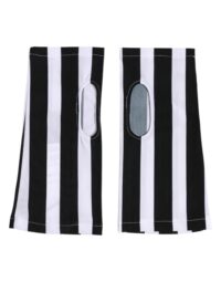 Dolce & Gabbana mustvalged sõrmedeta randmepikkused kindad