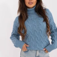 Turtleneck mustriga kõrge kaelusega kampsun 199443 4 Turtleneck mustriga kõrge kaelusega kampsun 199443