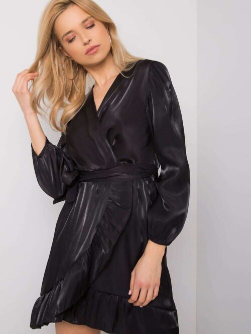 Italy Moda must õhtukleit mudel 160631 2 Italy Moda must õhtukleit mudel 160631