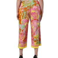 Dolce & Gabbana lillemustrilised püksid